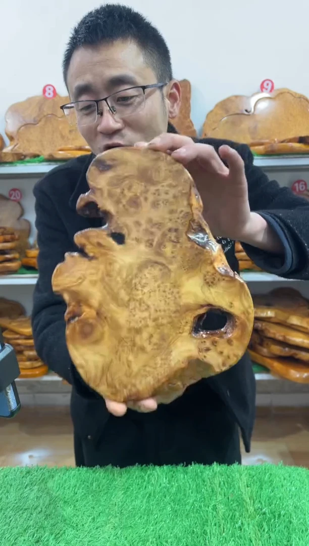 【闪购商品】四川香杉枯木榴茶盘