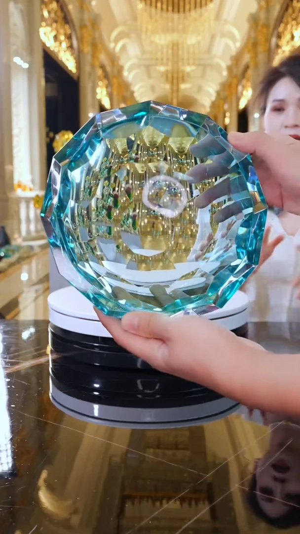 摆件琉璃艺术果碗