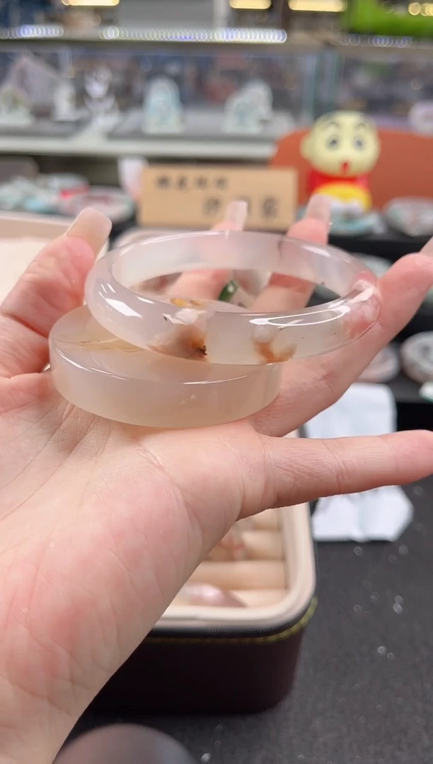 未镶嵌手镯石英质玉61圈口（赠品镯心）s9113