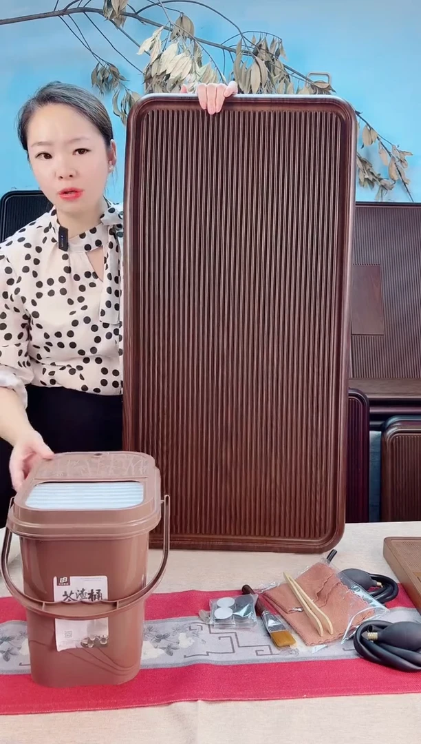 好****角大海黄色款式茶盘80*45*4