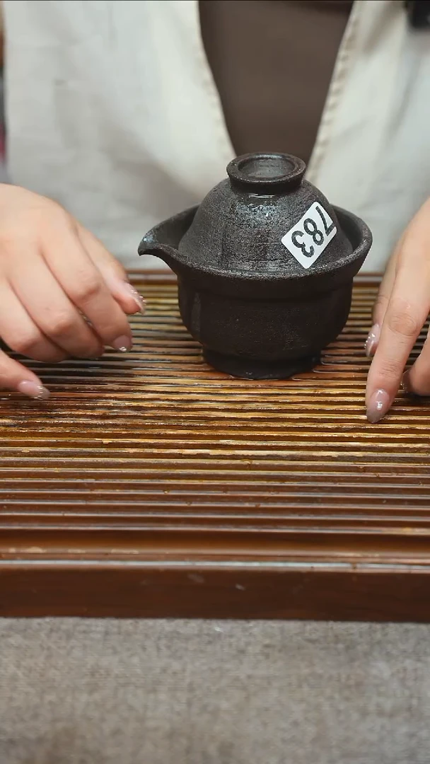 万古烧粗陶手工茶具
