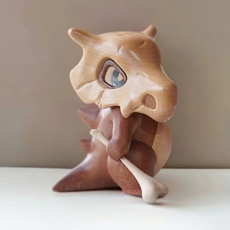 会扭头的大卡拉一创意木质卡通摆件