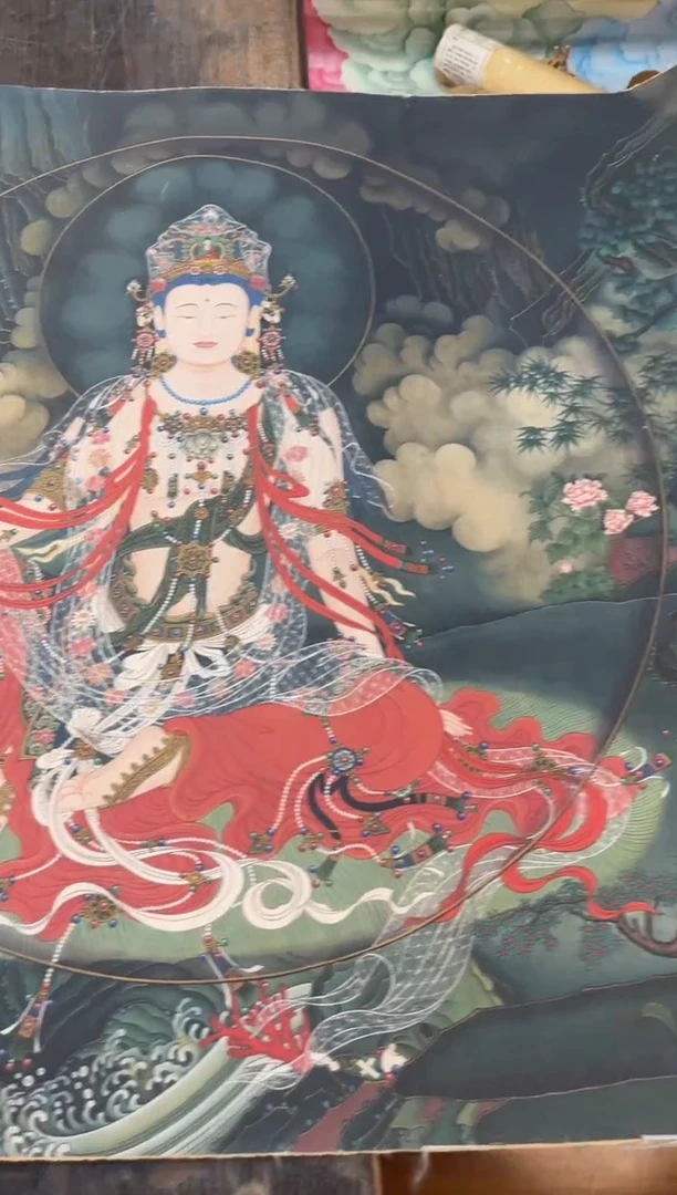 卷轴画刘洋画院老六专属w98