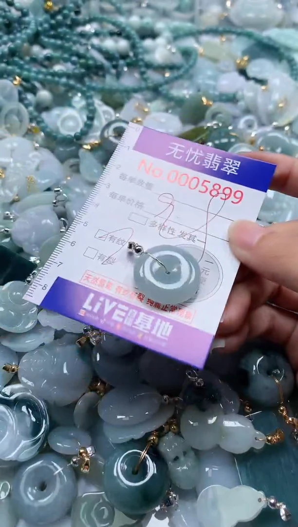 翡翠未镶嵌吊坠(不含链)5899