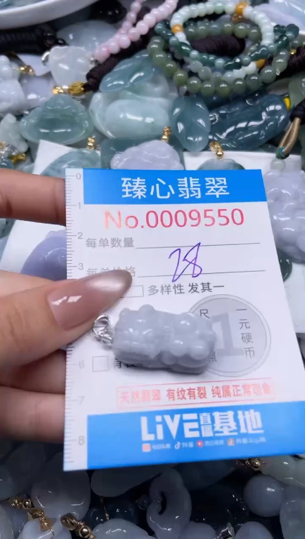 颈饰未镶嵌翡翠9550