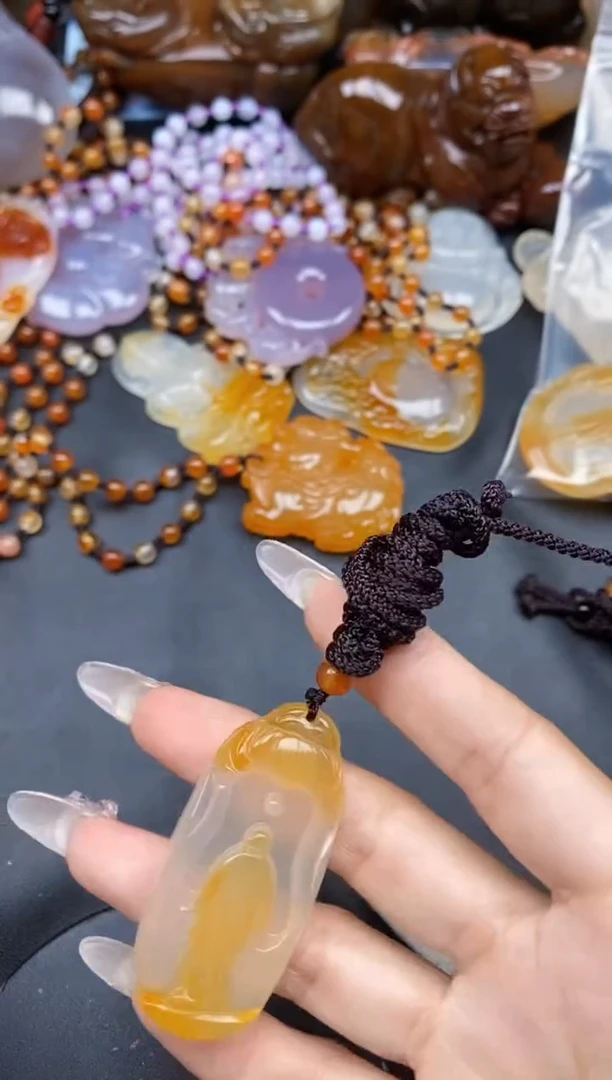 【闪购商品】玛瑙/玉髓颈饰未镶嵌ll