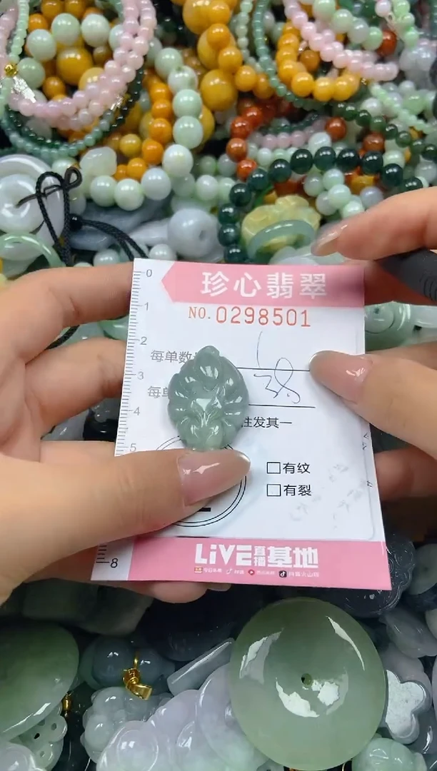 翡翠未镶嵌颈饰闪购0298501