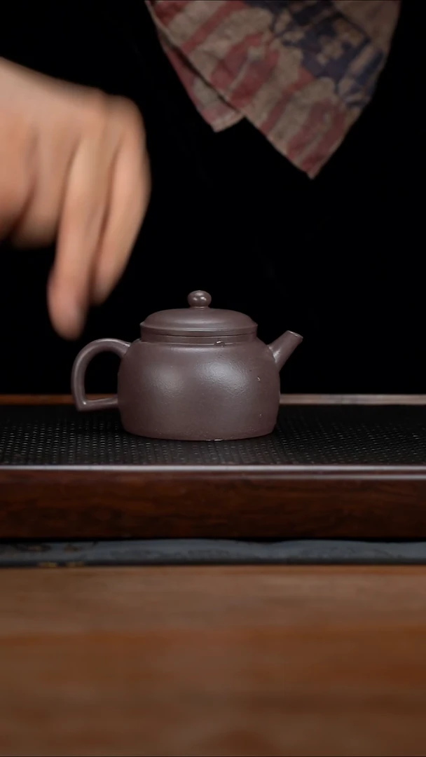 茶壶紫砂230cc黄龙山原矿青灰紫泥墨林32