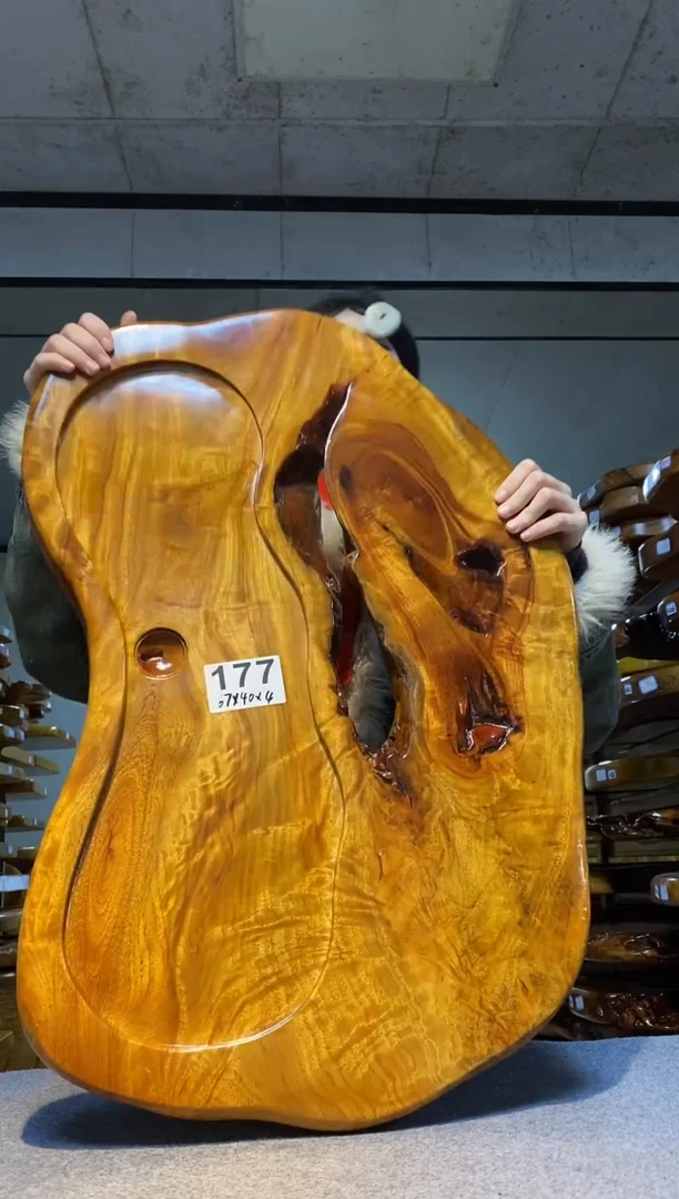 实木原木茶盘 一物一拍(不含配件）