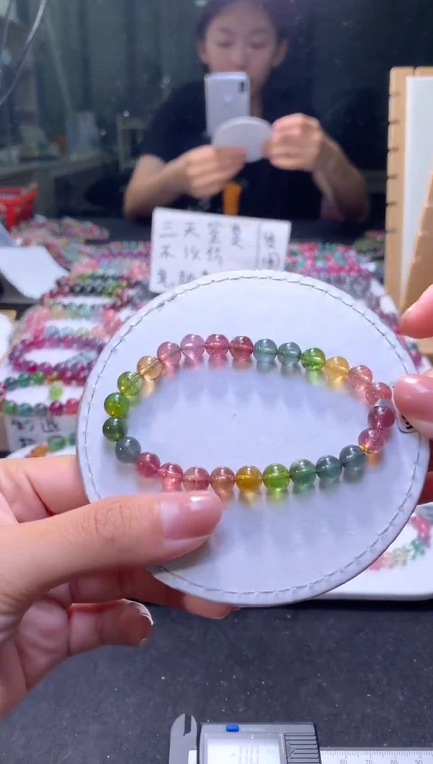 未镶嵌手串碧玺A19【天然碧玺】