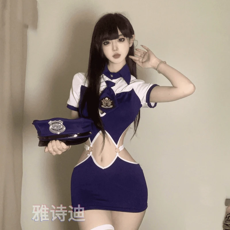 【七夕战袍】成人趣味睡衣纯欲海军风御姐绑带制服COS角色扮演服