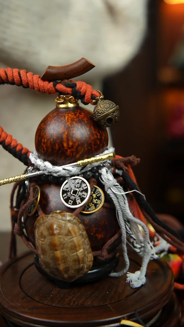 38-号550ml左右非遗大漆酒葫芦