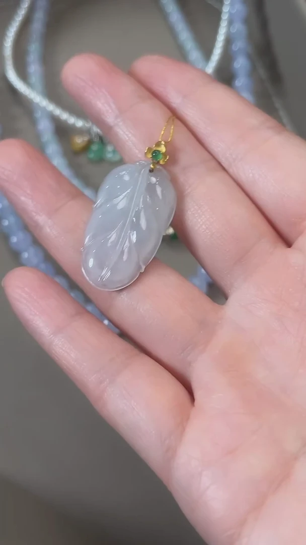 翡翠未镶嵌颈饰天然缅甸翡翠吊坠