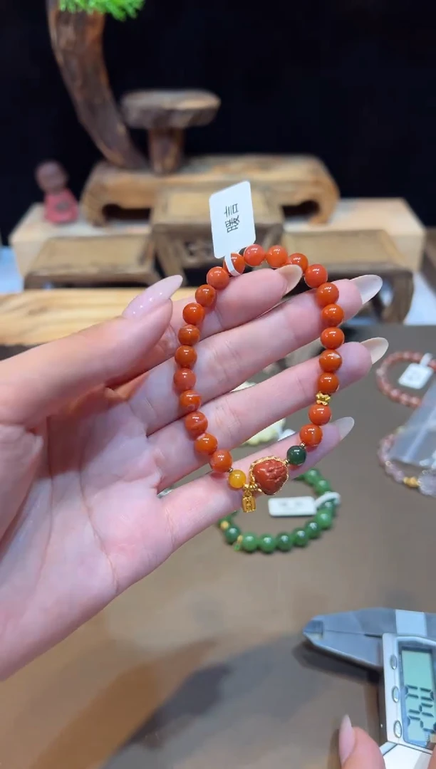 未镶嵌手链玛瑙/玉髓手饰@@H2936