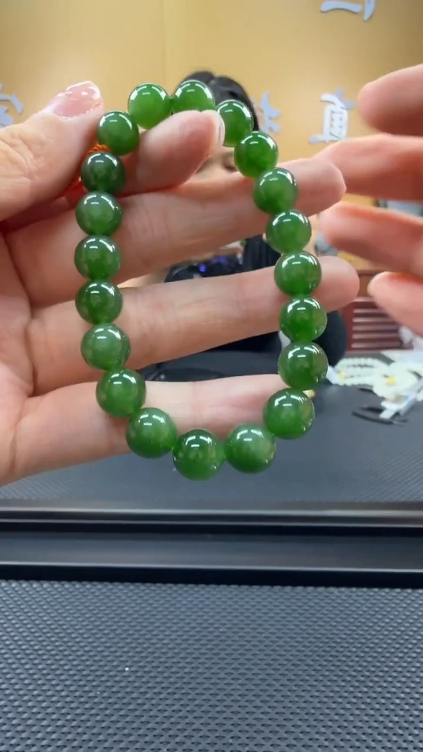 颈饰未镶嵌和田玉手串9-10