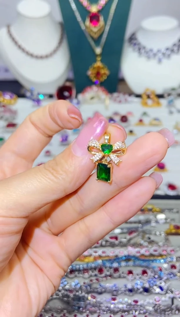 银S925镶嵌耳饰紫晶1