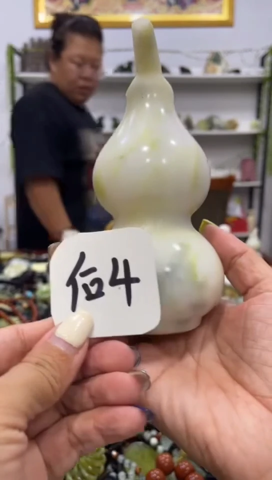 未镶嵌岫玉摆件超**看