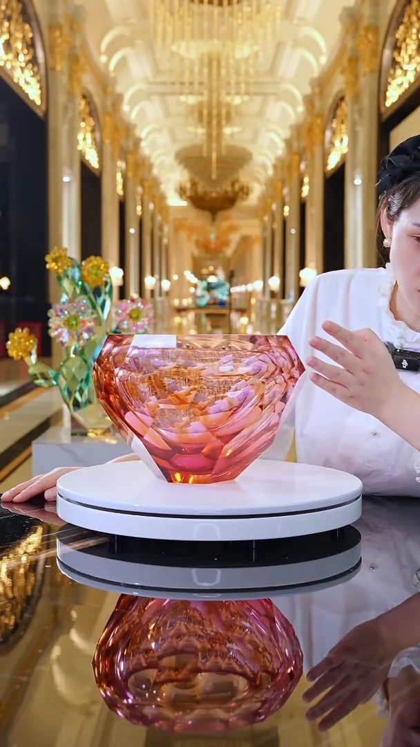 摆件YB00017琉璃艺术果碗