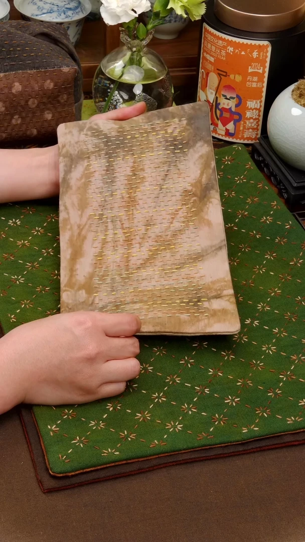 织绣Cici手作刺子绣茶席896