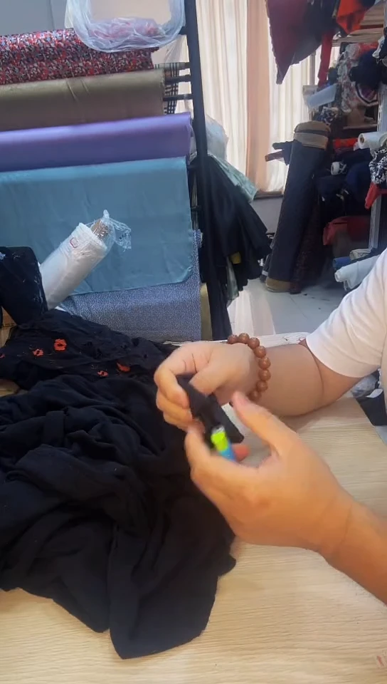 黑色针织真丝拃蚕丝3米