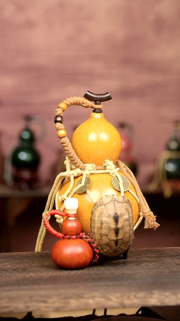 745号中药煮色  大漆葫芦水壶/酒壶 一物一拍