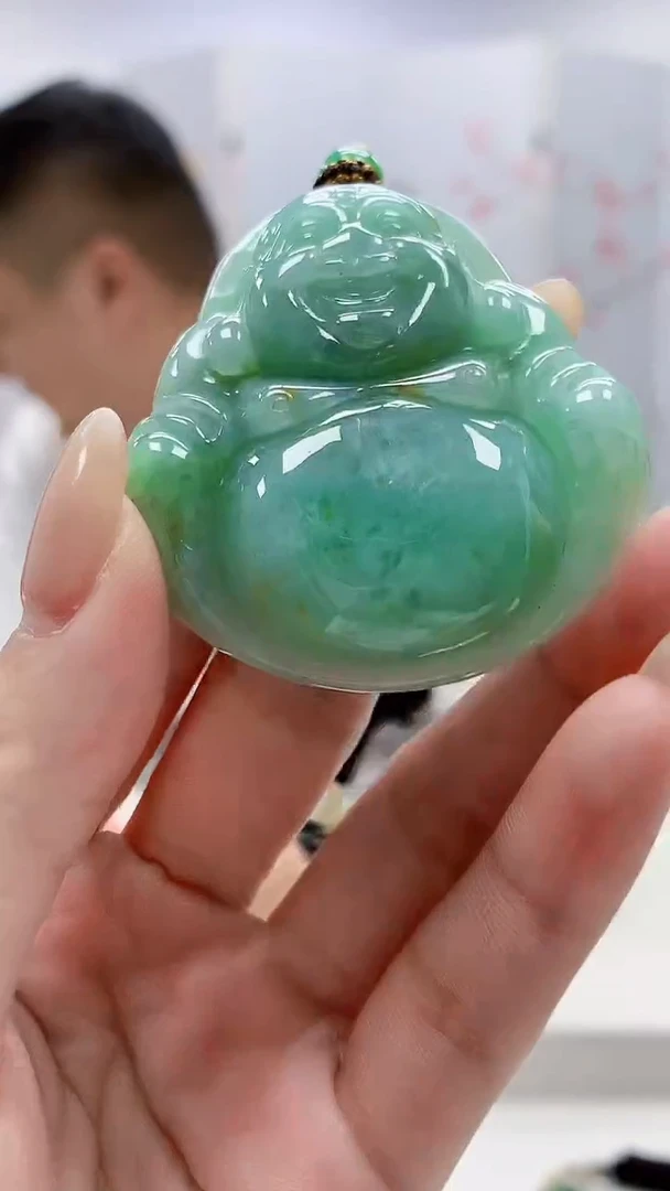 未镶嵌定制翡翠4898lr-毛货挂件19