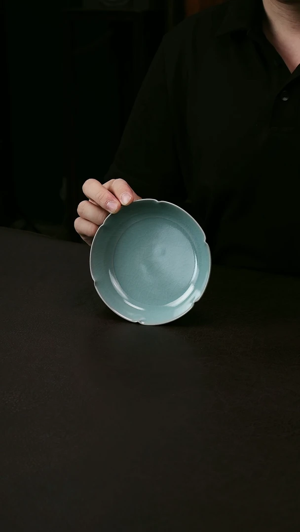 其他汝官窑小葵口洗35