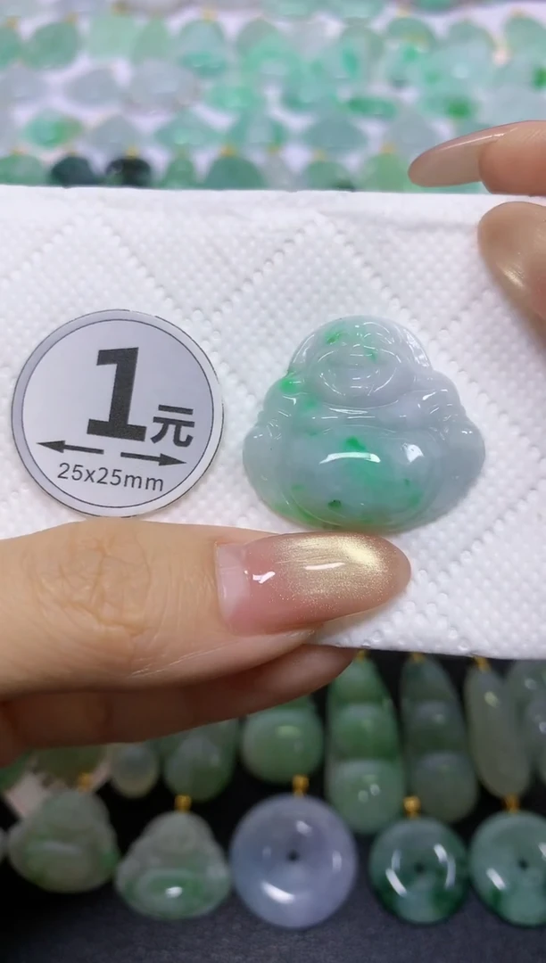 颈饰未镶嵌翡翠天然翡翠A货