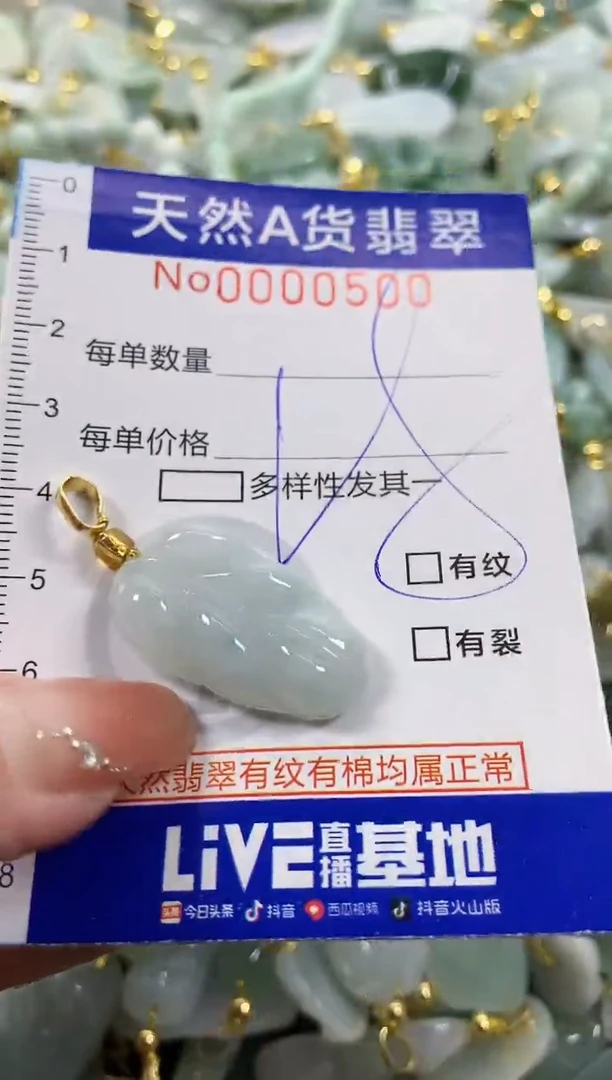 颈饰未镶嵌翡翠天然A货翡翠