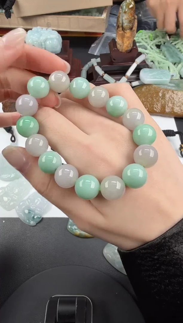 未镶嵌手串翡翠翡翠饰品-156