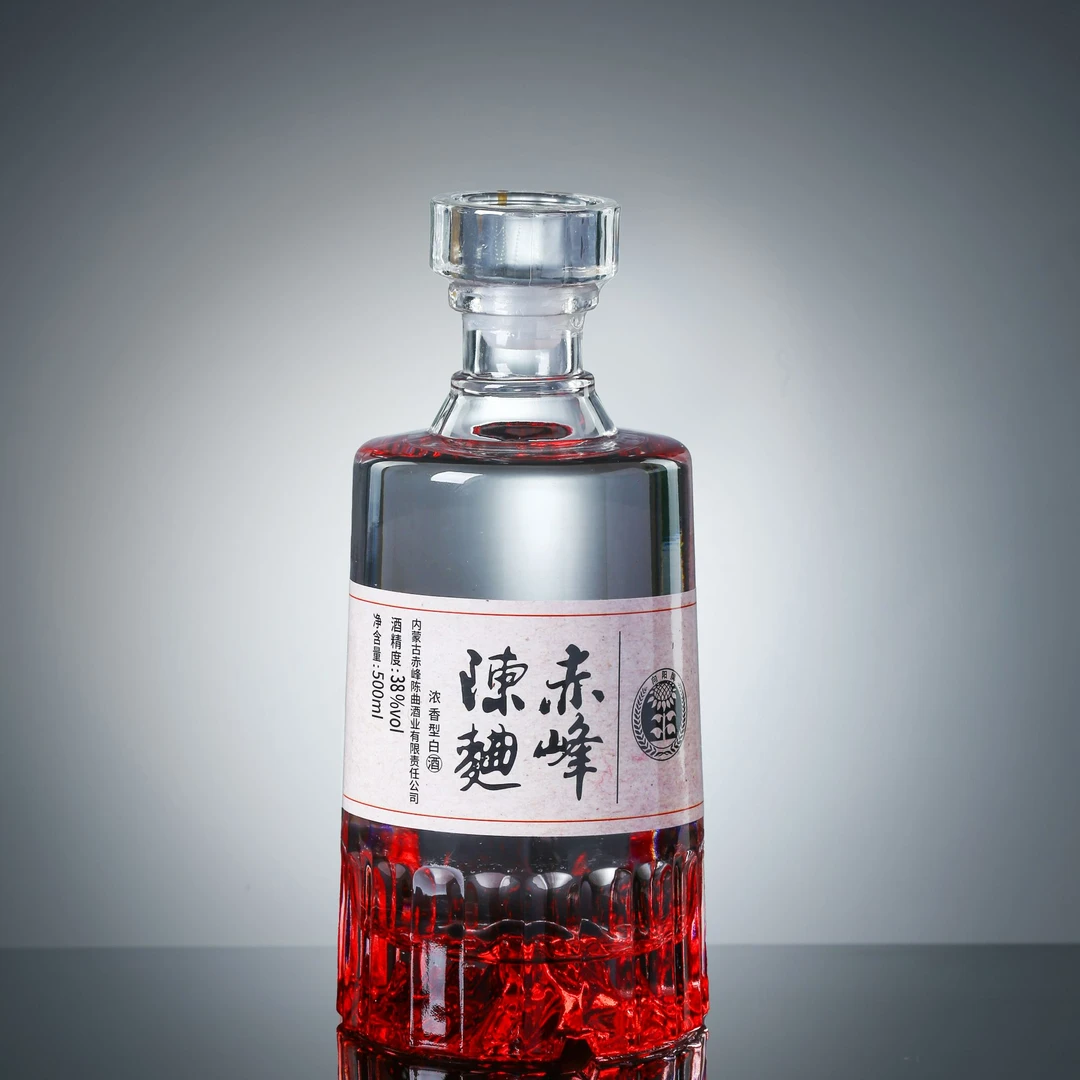 赤峰陈曲38度浓香醉美红山白酒单瓶尝鲜网红高颜值酒38度500ml