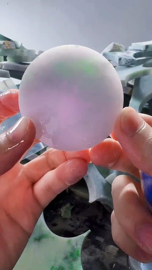 裸石翡翠缅甸翡翠A货文725