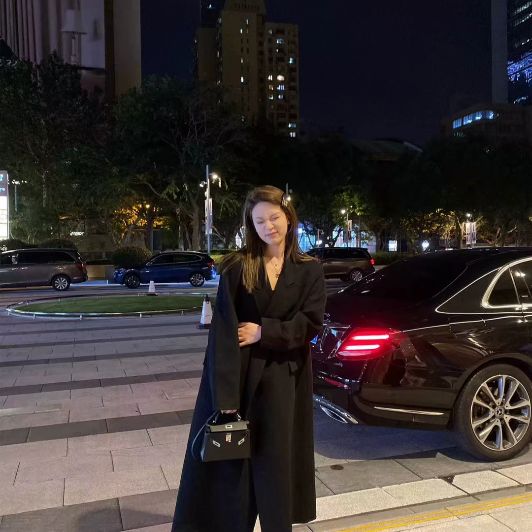 2474苏娜大衣 高级感长款双面羊毛大衣