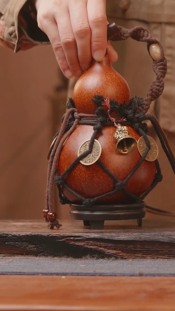 【闪购商品】137号精品大漆葫芦防腐防渗装水茶酒