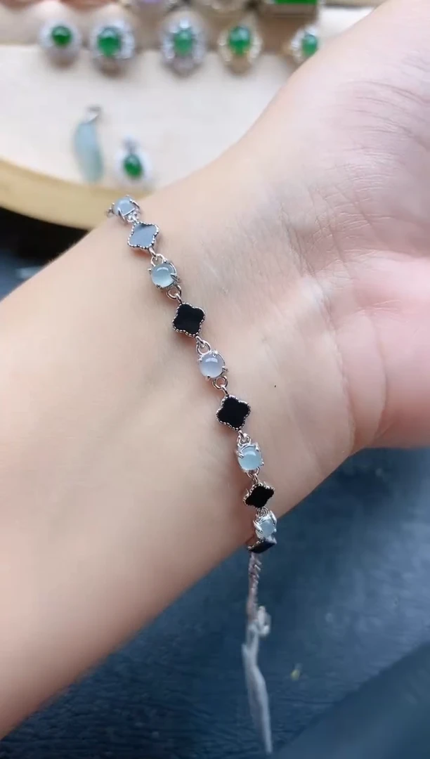 翡翠戒指银S925镶嵌11111