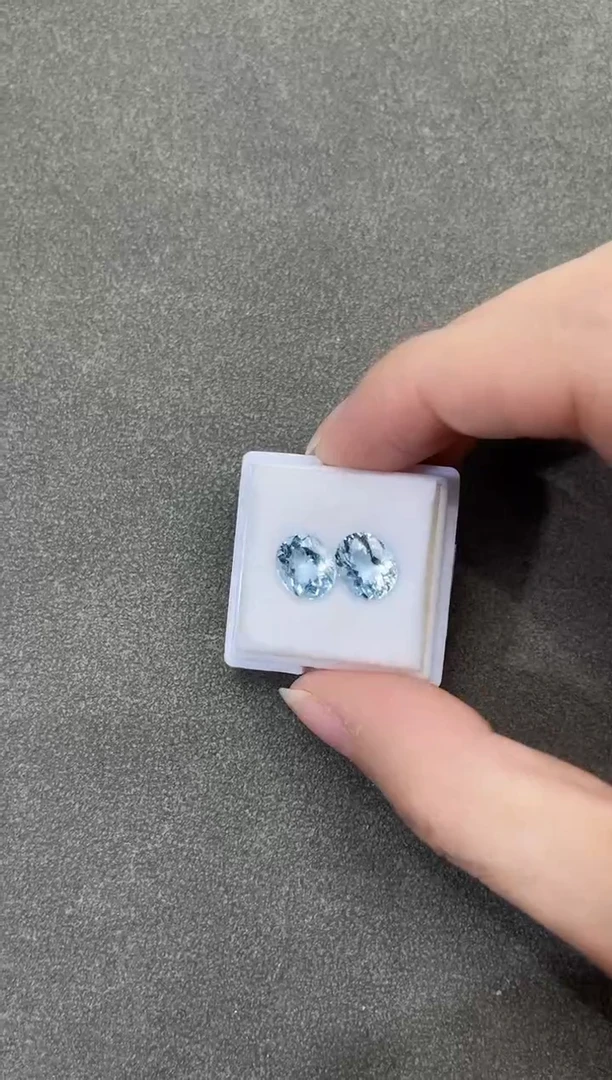 未镶嵌笔搁海蓝宝石天然裸石