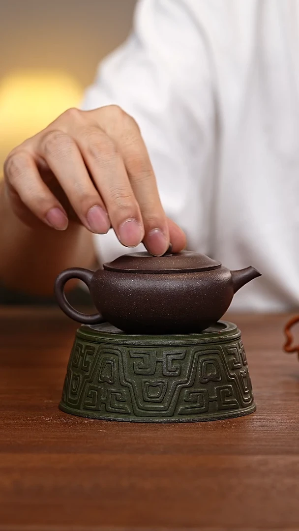 茶壶紫砂明式钵盂天青泥WG