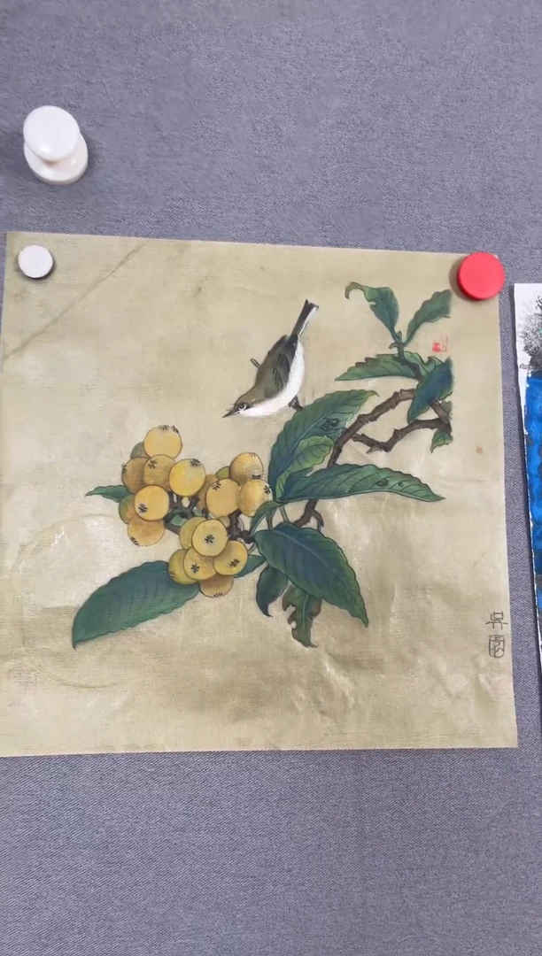 国画国画山水花鸟作品