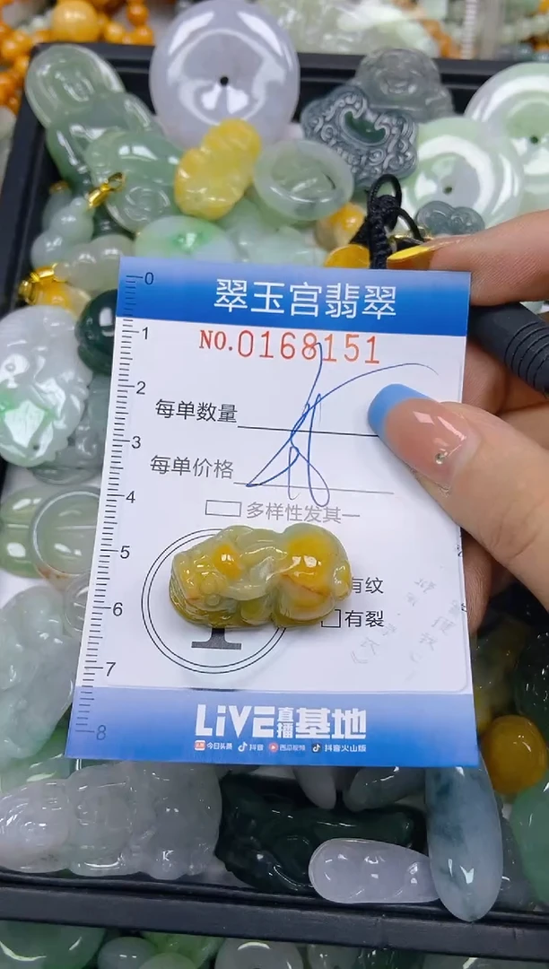 翡翠未镶嵌颈饰闪购0168151