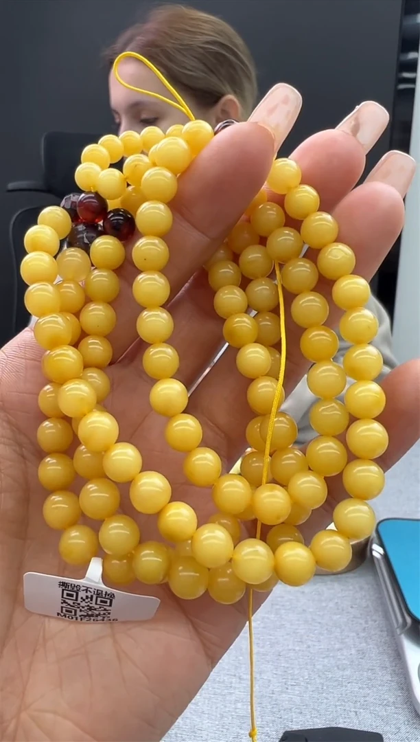 【闪购商品】琥珀颈饰未镶嵌124秒拍号