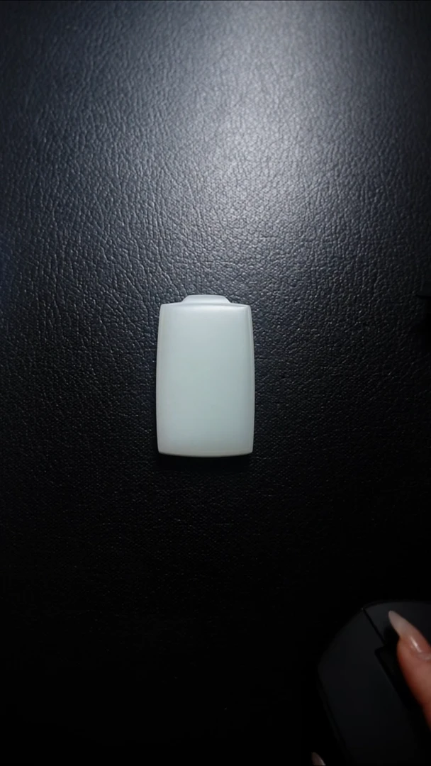 颈饰未镶嵌和田玉无事牌