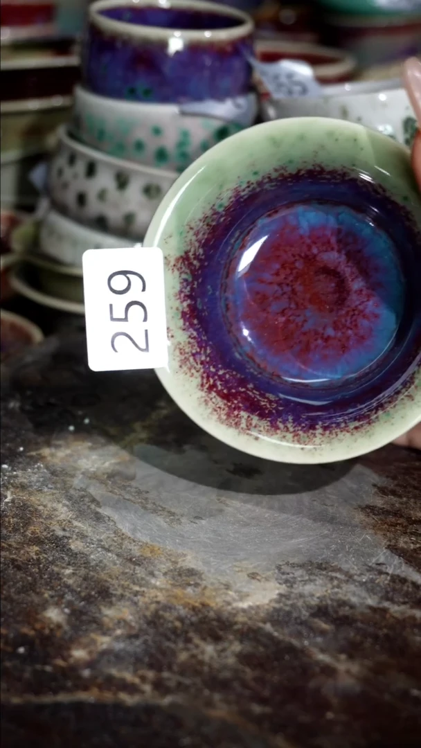 摆件精品窑变钧瓷茶器