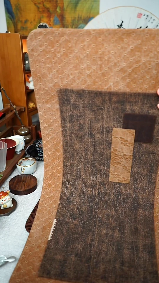 【闪购商品】老茶客大片+手工拼接柞蚕丝50*24家用