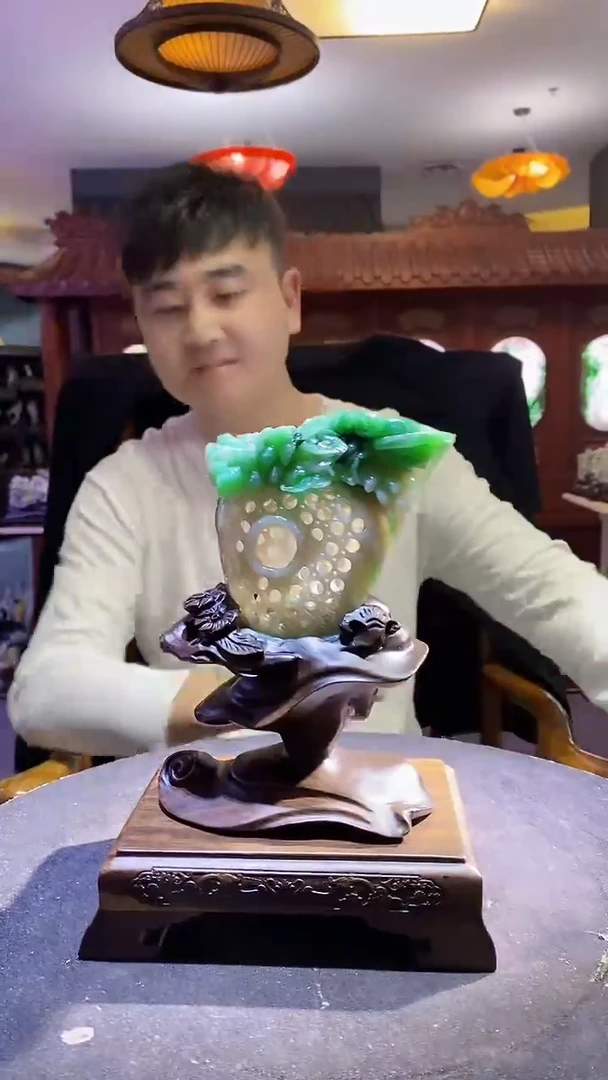 未镶嵌定制翡翠03/1031/W/鱼笼