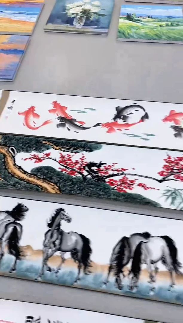 国画3m35国画长卷礼盒单个不挑内容