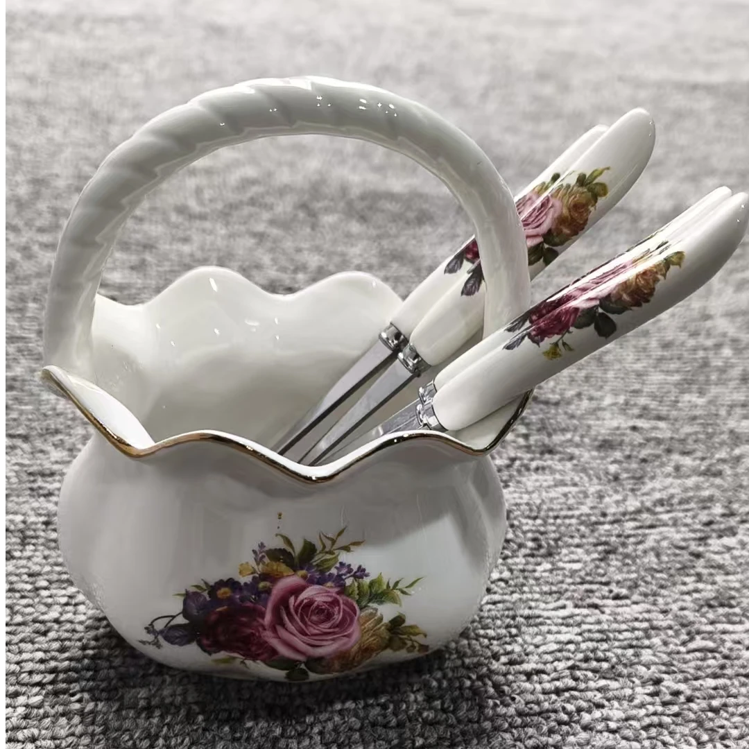 【张氏御瓷】MTSD-可娜（1篮2勺2叉）