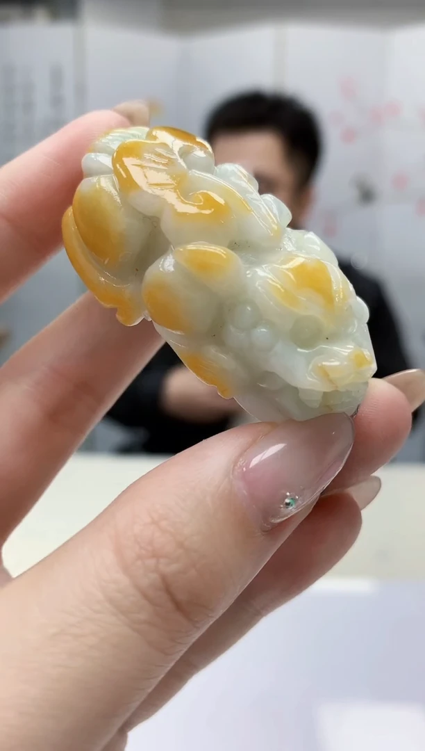 【闪购商品】定制翡翠未镶嵌5153jw-毛货挂件13