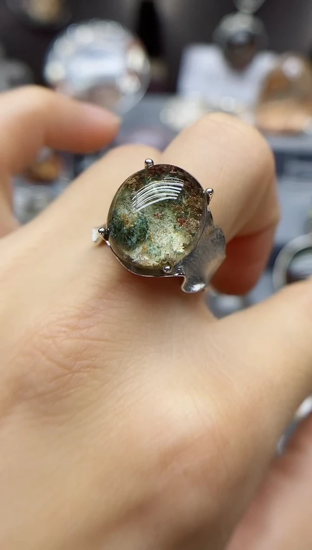 银S925镶嵌珠宝半成品水晶定制定制