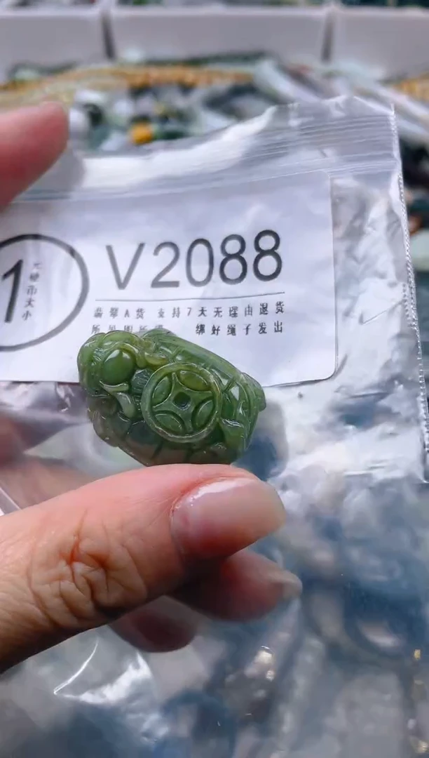 【闪购商品】翡翠颈饰未镶嵌/V/翡翠A货一图一物