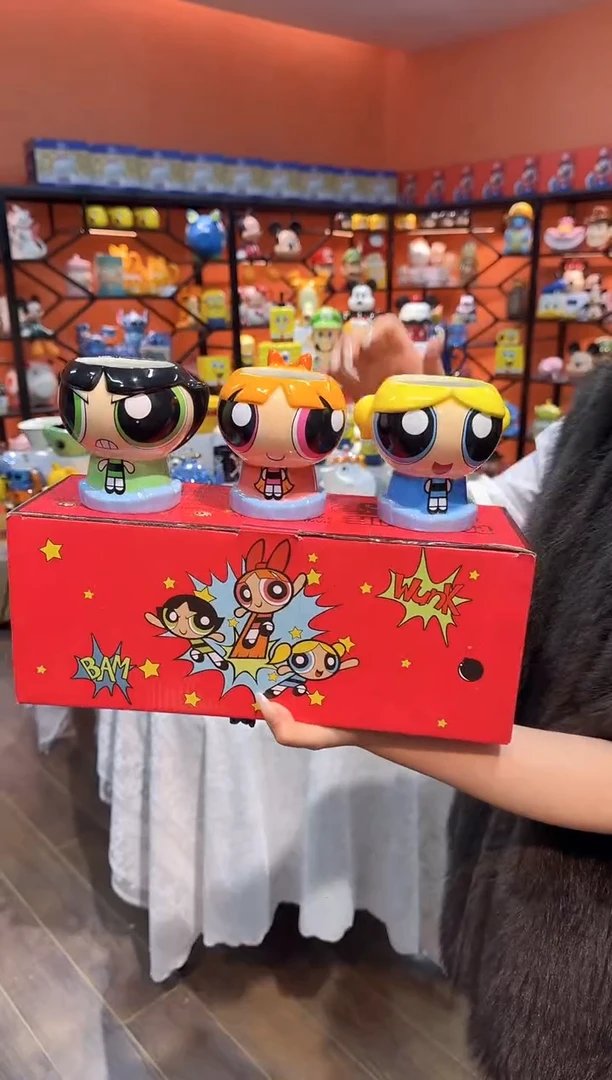 瓷片@@飞天小女警陶瓷杯